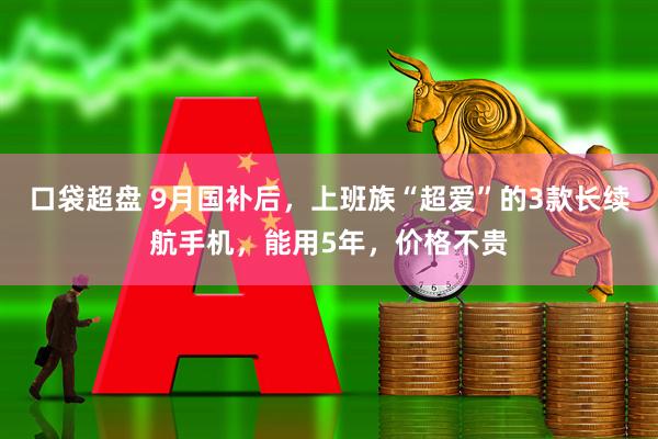 口袋超盘 9月国补后，上班族“超爱”的3款长续航手机，能用5年，价格不贵