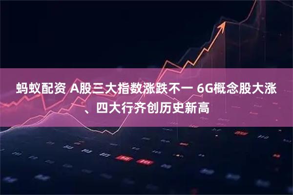 蚂蚁配资 A股三大指数涨跌不一 6G概念股大涨、四大行齐创历史新高