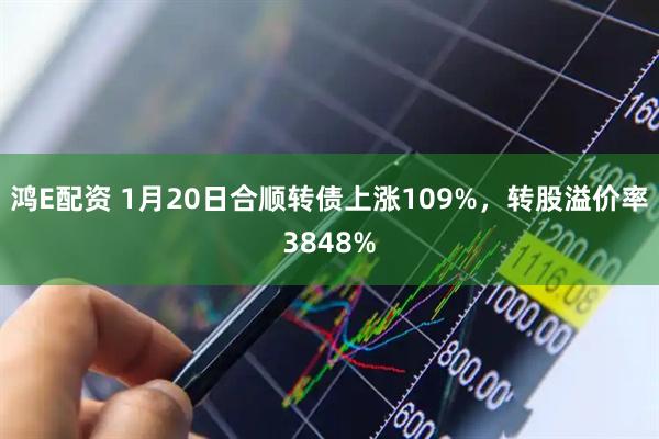 鸿E配资 1月20日合顺转债上涨109%，转股溢价率3848%