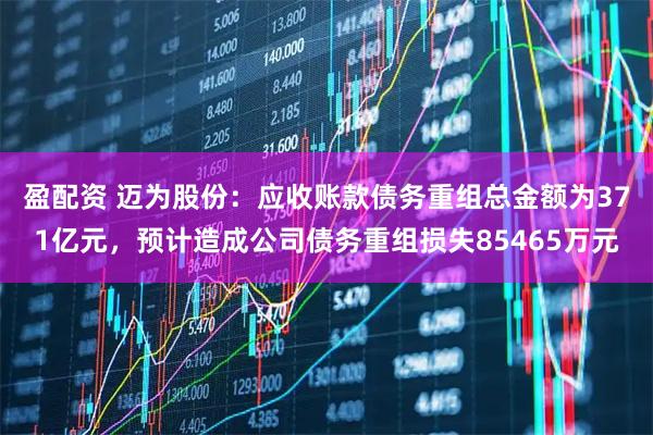 盈配资 迈为股份：应收账款债务重组总金额为371亿元，预计造成公司债务重组损失85465万元